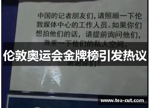 伦敦奥运会金牌榜引发热议